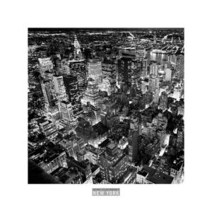New York By Night Photographic Print
