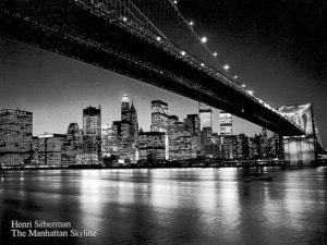 New York Brooklyn Bridge Manhattan Skyline Photographic Print