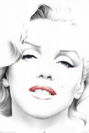 Marilyn Monroe Sketch Poster