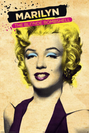 Marilyn Monroe Blonde Bombshell Poster