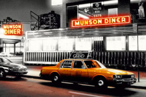 New York Munson Diner Car Poster