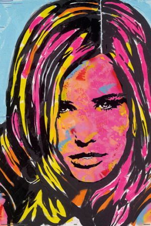 Frank E Hollywood - Face Poster