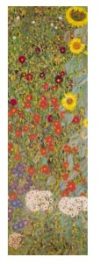 Gustav Klimt - Detail From The Country Garden With Sunflowers Art Print