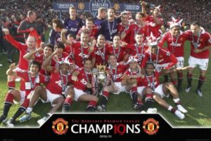 Manchester United 2010/2011 Champions WINNERS PREMIERSHIP Poster