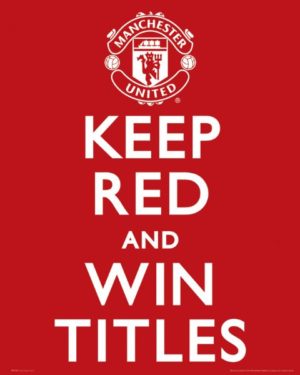 Manchester United Keep Red Mini Poster