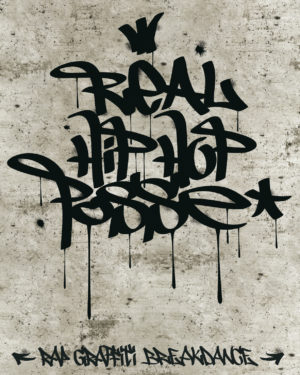 Hip Hop Tag Artist Mini Poster