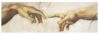 Michelangelo - Detail From The Creation Of Adam Art Print