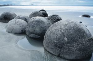 Moeraki Boulders Evening Giant Photographic Print