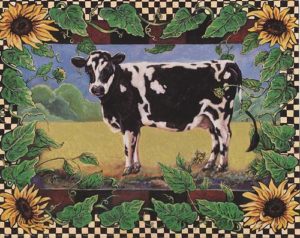 Checkerboard Cow