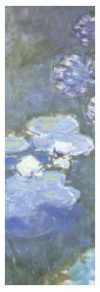 Claude Monet - Detail From Water Lilies And Agapanthus Art Print