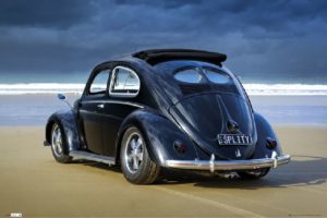 VW Brendan Ray Splitty Car Poster