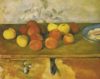 Paul Cezanne - Cookies And Apples Art Print