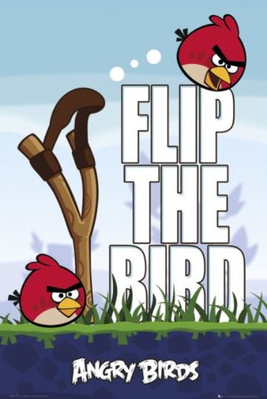 Angry Birds Flip the Bird