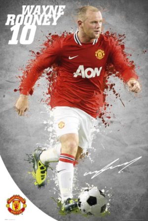 Manchester United Wayne Rooney Poster