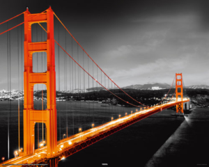 San Francisco Golden Gate Bridge Mini Poster