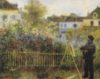 Pierre-Auguste Renoir - Monet Painting In His Garden
