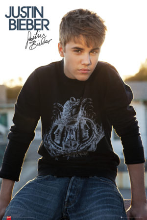 Justin Bieber Rooftop Poster