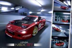 Honda NSX GT Car Poster
