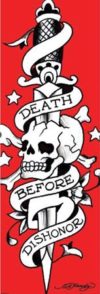 Ed Hardy - Death Before Dishonor Door Poster
