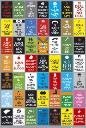 Keep Calm and Watch TV Poster