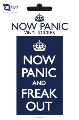 Now Panic Sticker