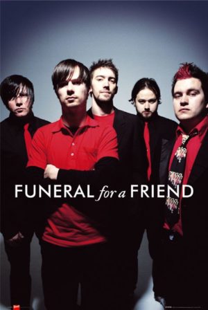 Funeral For A Friend Black And Red Poster (Published 2005, some wear)