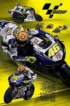 Moto GP Valentino Rossi Yellow Motorbike Poster