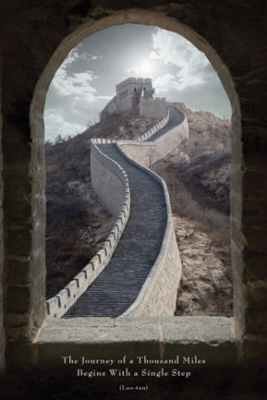 The Journey Great Wall of China Poster