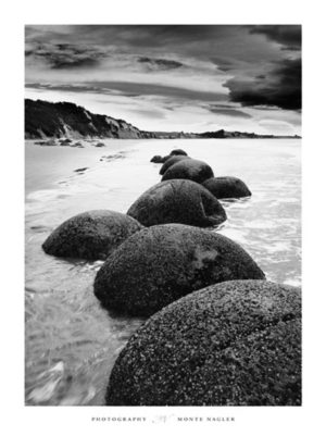 Moeraki Boulders Otago Coast New Zealand Photographic Print