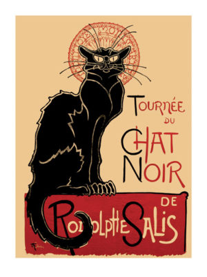 Theophile Steinlen - The Tour of the Black Cat 1896 Art Print