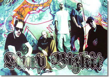 Limp Bizkit Graffiti Wall Poster (Published late 1990s, some wear)