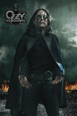Ozzy Osbourne Poster Black Rain