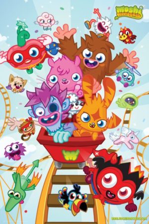 Moshi Monsters Rollercoaster Poster