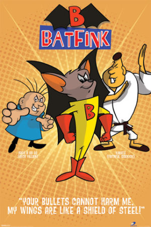 Batfink Orange Poster