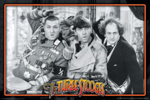 The Three Stooges Horizontal Poster