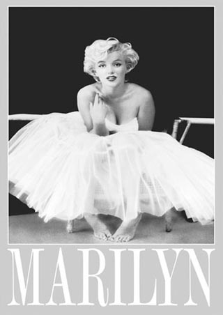 Marilyn Monroe Net Dress Poster