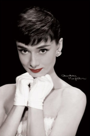 Audrey Hepburn Gloves Poster