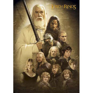 The Lord of the Rings: The Two Towers Characters Poster