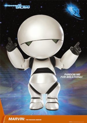 The Hitchhiker's Guide to the Galaxy Marvin Poster