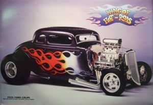 King of the Hot Rods 1933 Ford Coupe Car  Poster