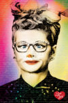 I Love Lucy Text Poster