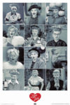 I Love Lucy Faces Poster