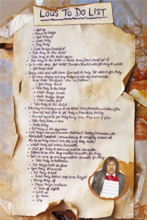 Little Britain Lou's To Do List Poster