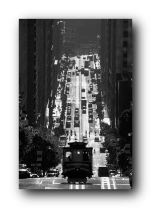 San Francisco Street Tram Poster