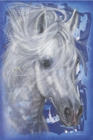 Horse in Blue