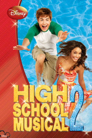 High School Musical 2 Troy and Gabriella Pool Poster