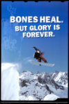 Snowboarding Bones Heal Poster
