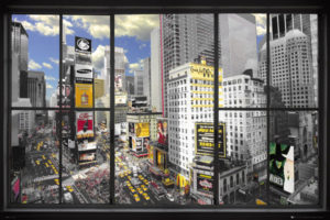 New York Window Poster