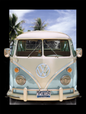 VW California Camper Large 3D Lenticular Poster