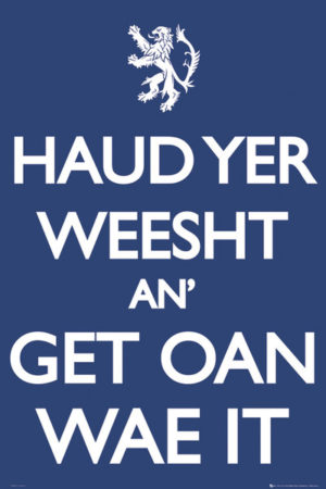Scotland Keep Calm Poster